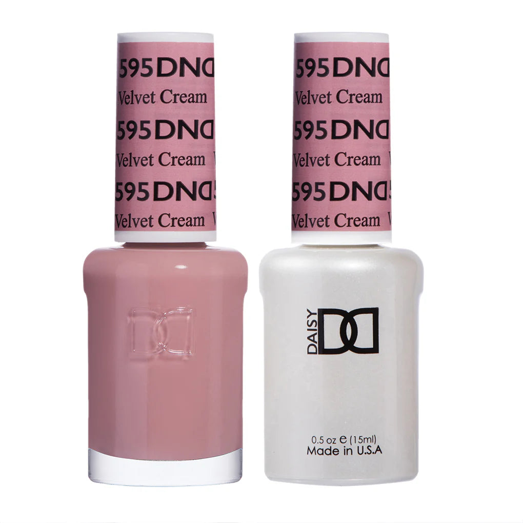 DND Gel #595 Velvet Cream – Soft Cream Pink Gel Polish