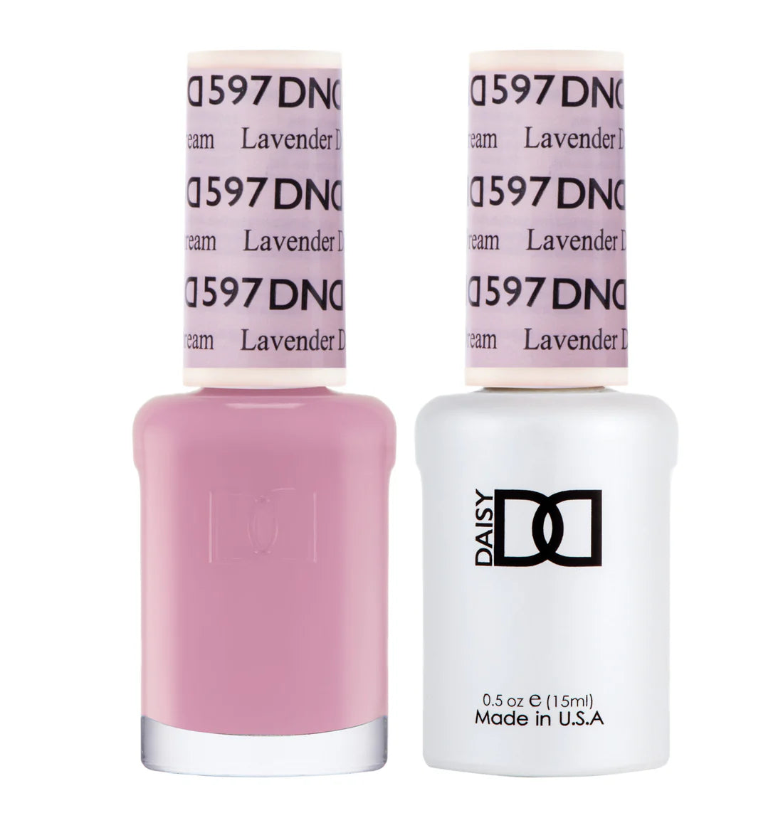 DND Gel #597 Lavender Dream – Soft Lavender Pink Gel Polish