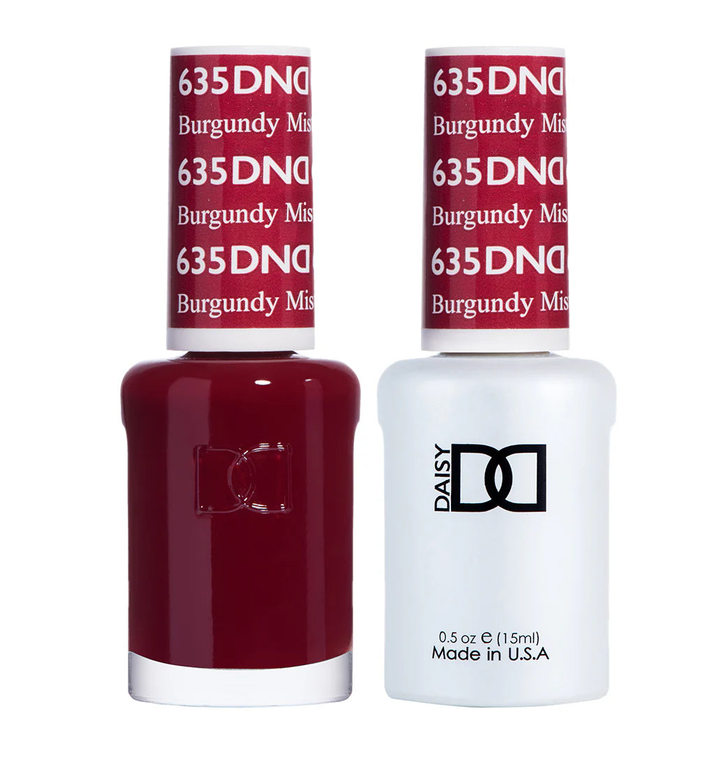 DND Gel UV/LED Soak Off Gel Polish #635 - Burgundy Mist