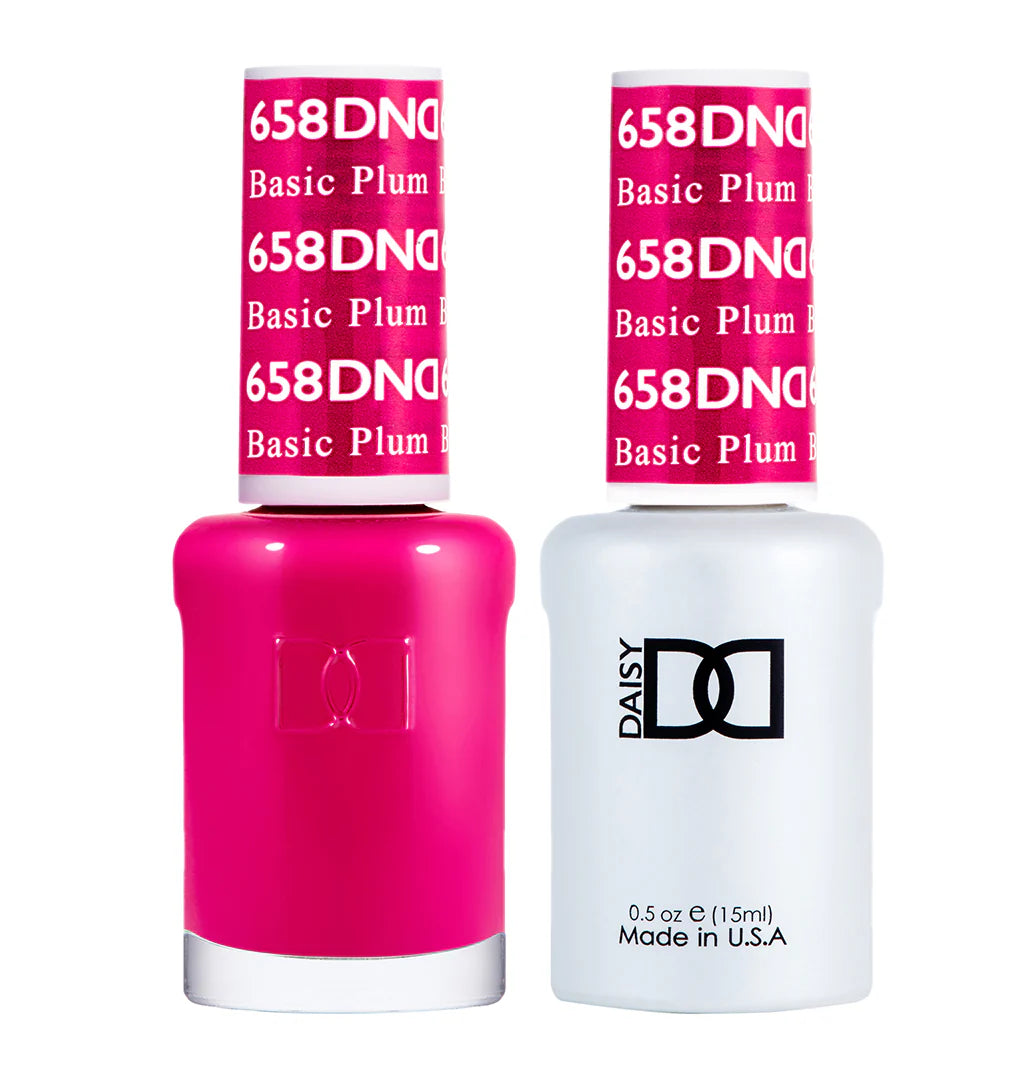 DND Gel UV/LED Soak Off Gel Polish #658 - Basic Plum