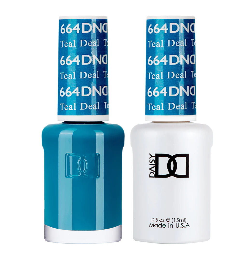 DND Gel UV/LED Soak Off Gel Polish #664 - Teal Deal