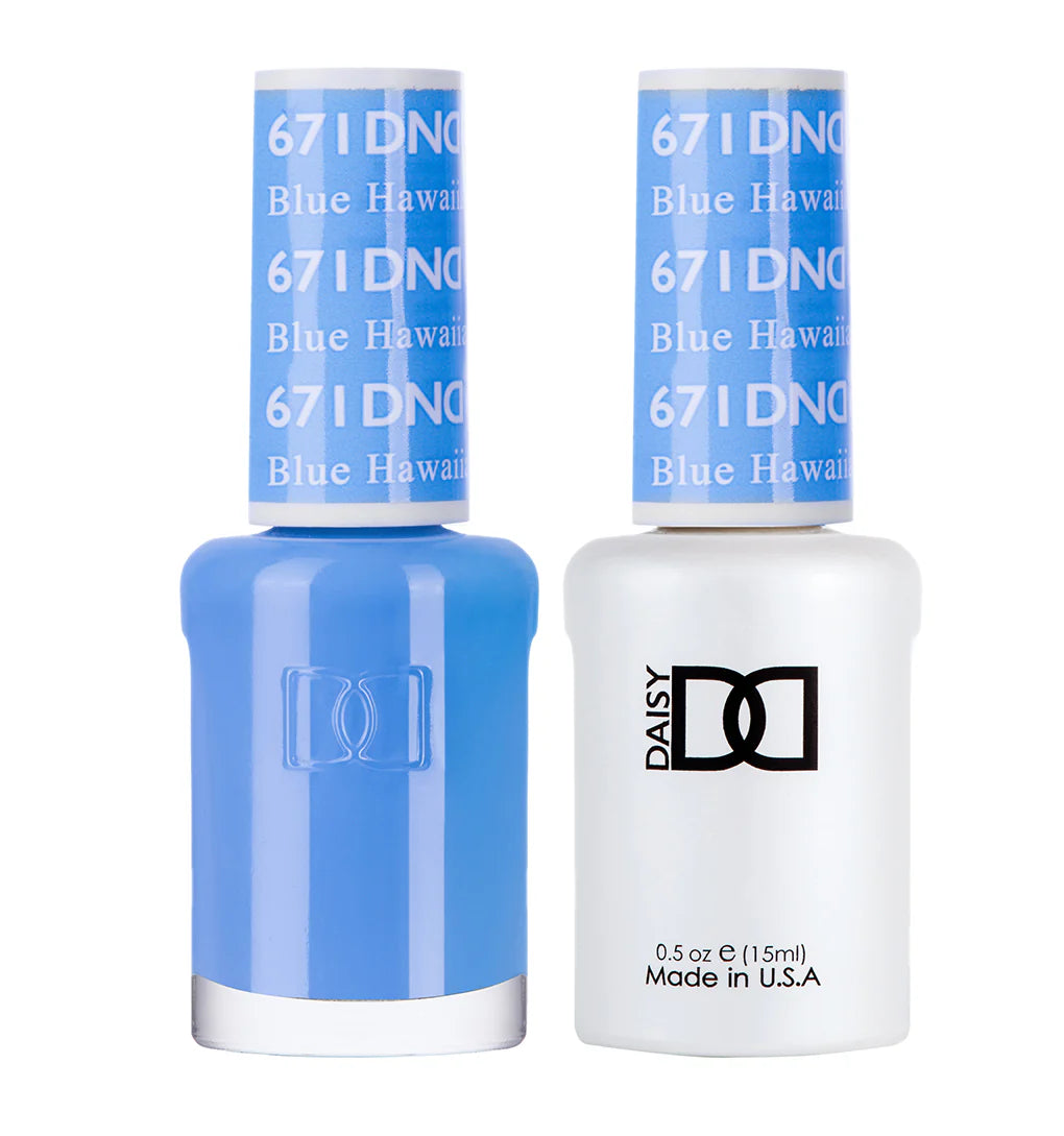 DND Gel UV/LED Soak Off Gel Polish #671 - Blue Hawaiian