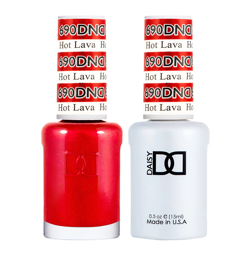 DND Gel UV/LED Soak Off Gel Polish #690 - Hot Lava