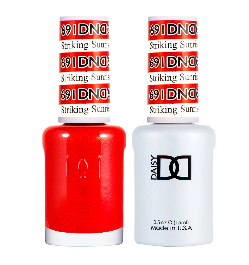 DND Gel UV/LED Soak Off Gel Polish #691 - Striking Sunrise