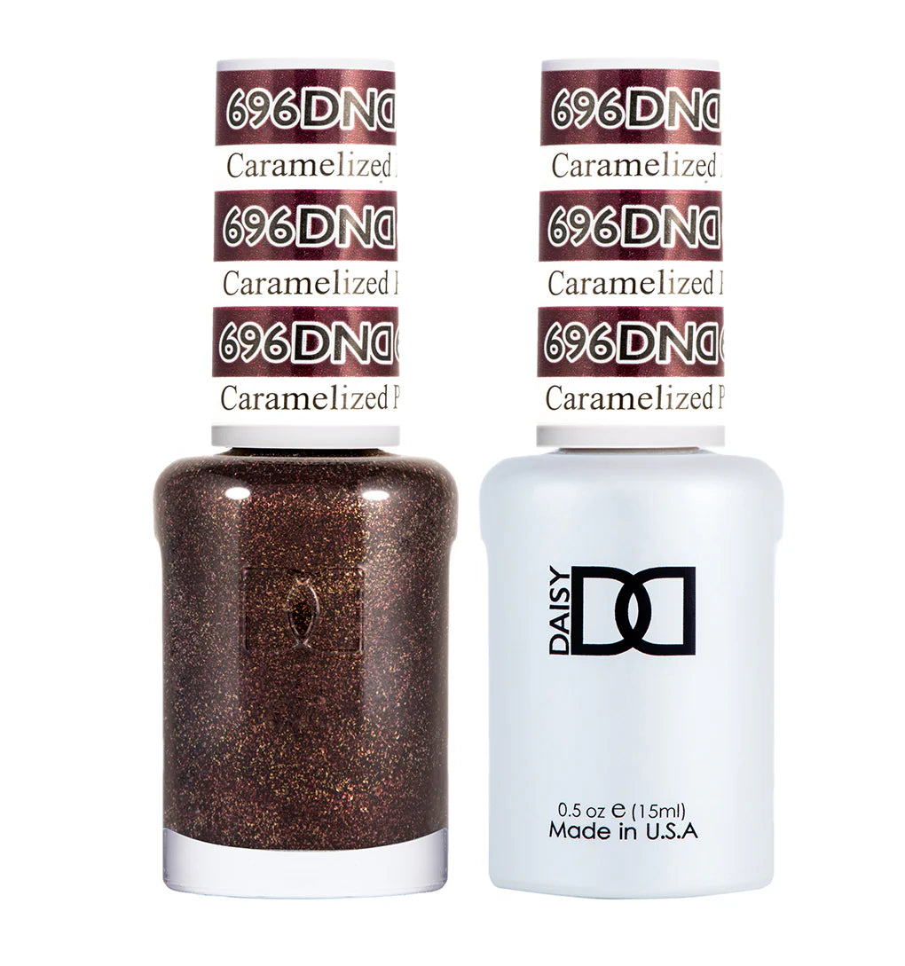 DND Gel UV/LED Soak Off Gel Polish #696 - Carmelized Plum