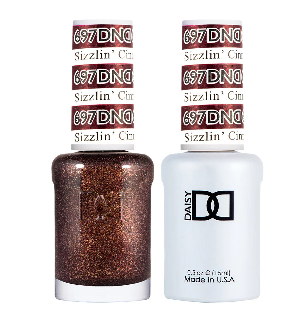 DND Gel UV/LED Soak Off Gel Polish #697 - Sizzlin' Cinnamon