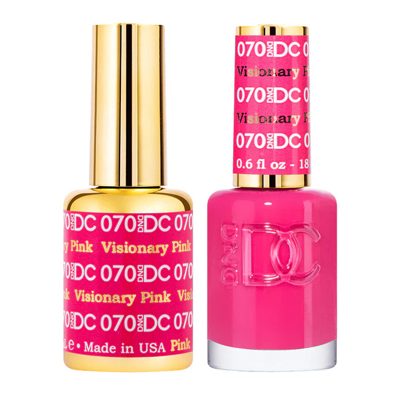 #070 -DND DC Gel Visionary Pink UV/LED Soak Off Gel Polish