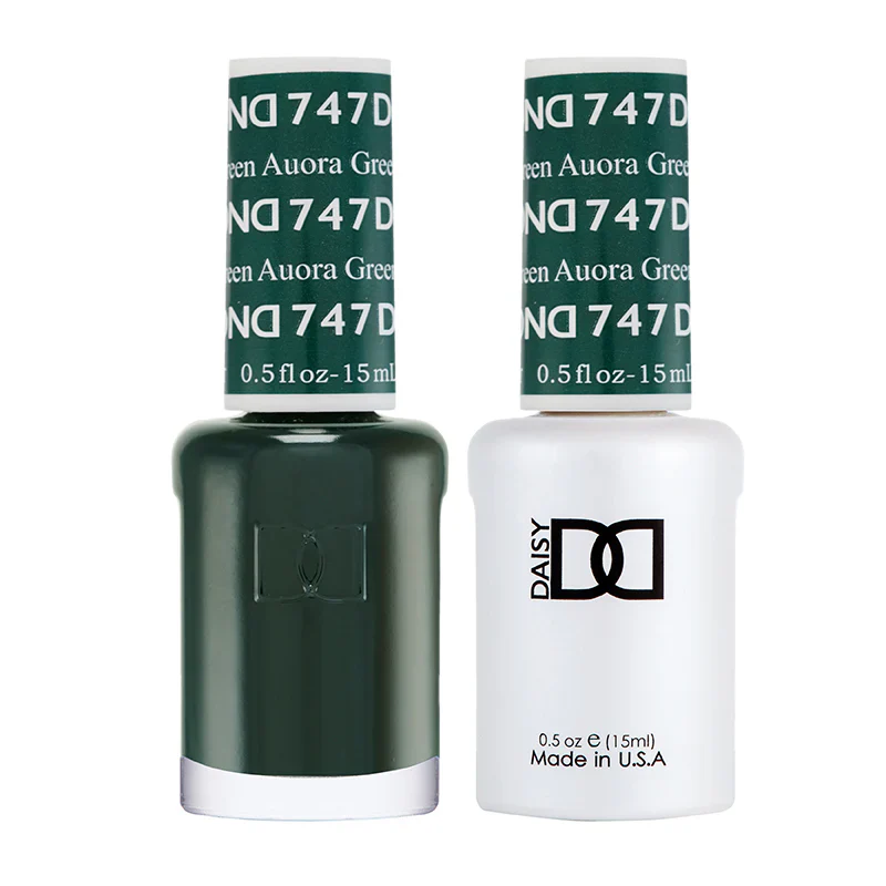 DND Gel UV/LED Soak Off Gel Polish #747 - Aurora Green