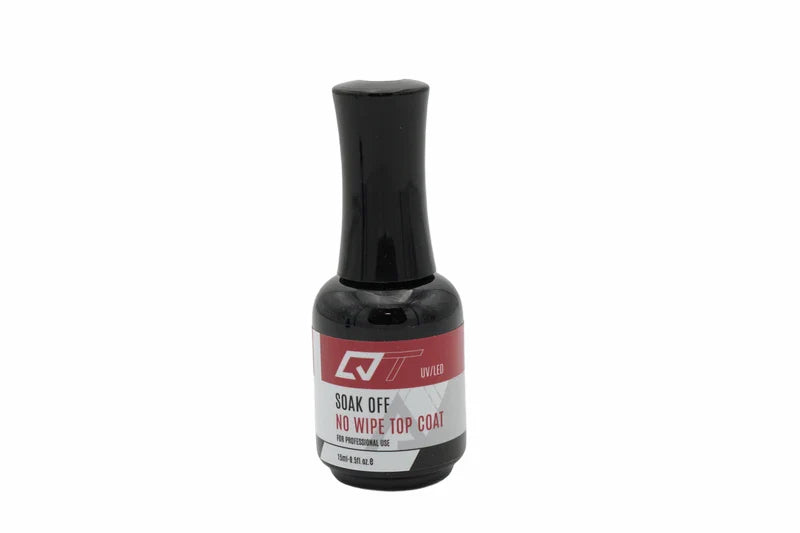 QT No Wipe Top Coat – 15ml Soak-Off Gel Polish