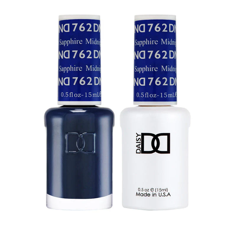 DND Gel UV/LED Soak Off Gel Polish #762 - Midnight Sapphire