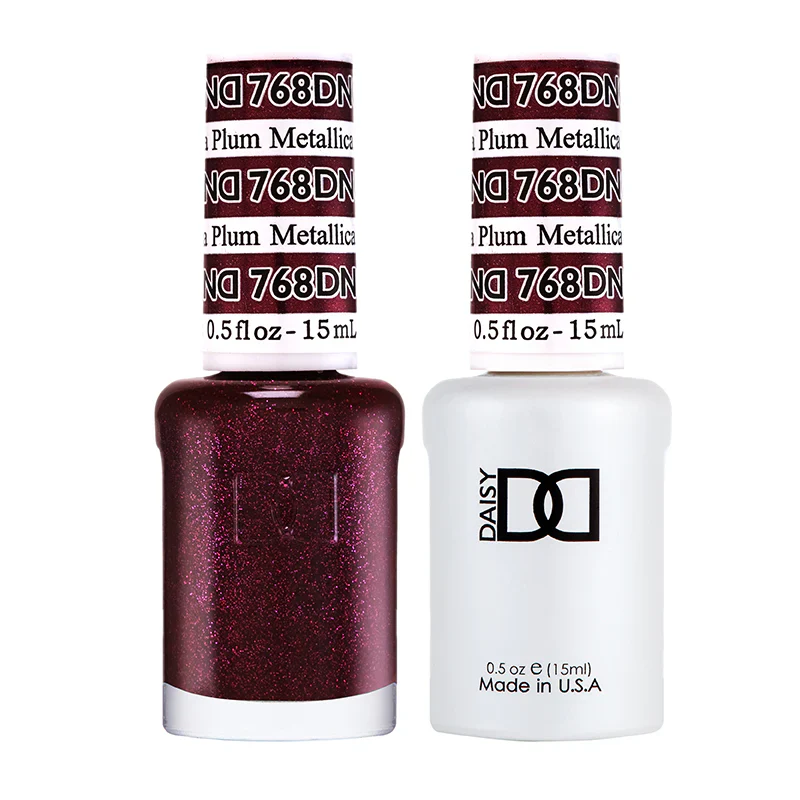 DND Gel UV/LED Soak Off Gel Polish #768 - Metallica Plum