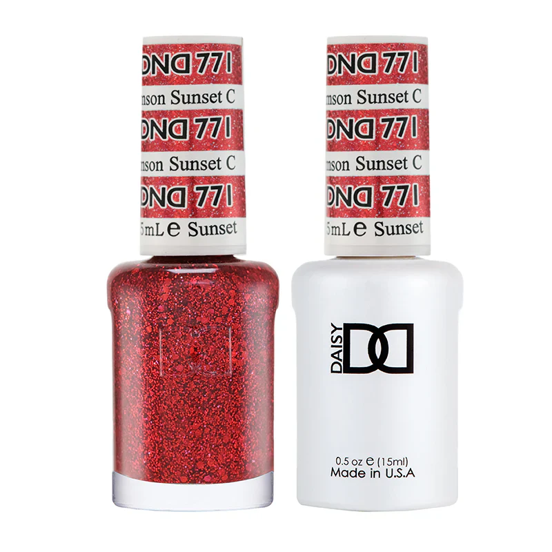 DND Gel UV/LED Soak Off Gel Polish #771 - Crimson Sunset