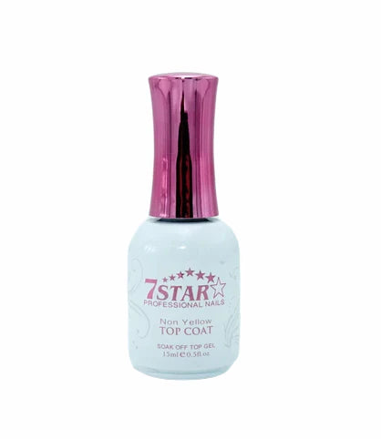 7 Star Gel Top Coat No Clean – 0.50oz for Nails