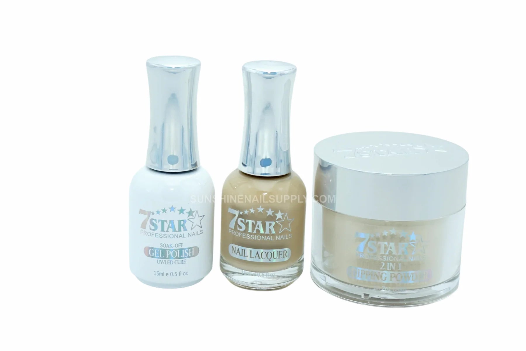#224 - 7 Star UV/LED Gel Polish 3 in 1 Set – Gel, Lacquer & Powder