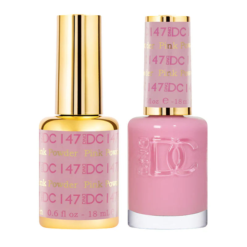 #147 -DND DC Gel UV/LED Soak Off Gel Polish - Pink Powder