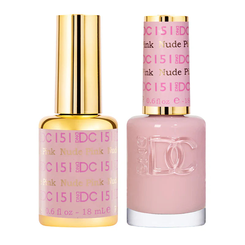 #151 -DND DC Gel UV/LED Soak Off Gel Polish - Nude Pink