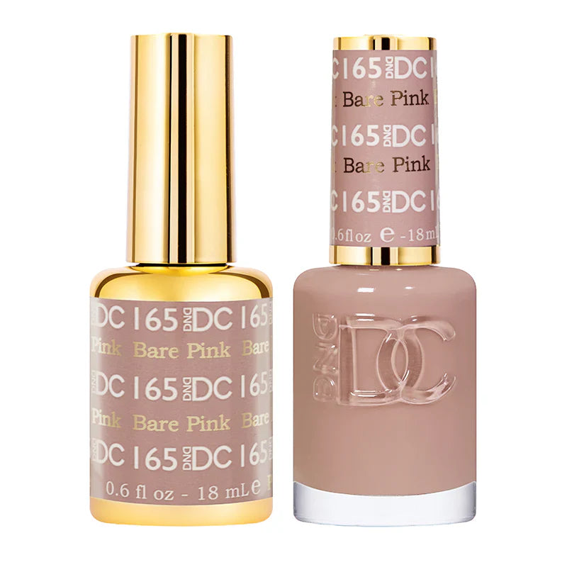 #165 -DND DC Gel UV/LED Soak Off Gel Polish - Bare Pink