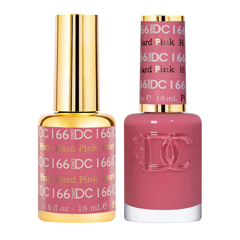 #166 -DND DC Gel UV/LED Soak Off Gel Polish - Hard Pink