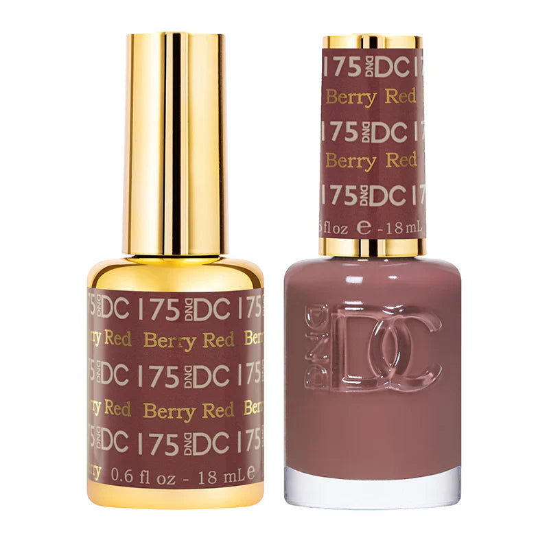 #175 -DND DC Gel Berry Red - UV/LED Soak Off Gel Polish