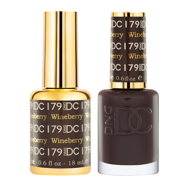 #179 -DND DC Gel Wineberry - UV/LED Soak Off Gel Polish