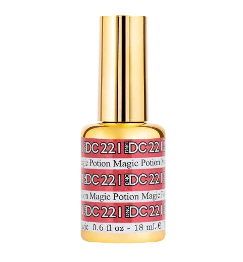 #221 -DND DC Gel UV/LED Soak Off Gel Polish - Magic Potion - Mystical Red