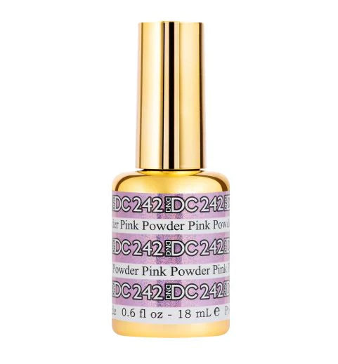 #242 -DND DC Gel UV/LED Soak Off Gel Polish - Powder Pink - Soft Pink