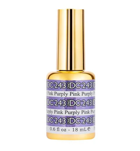 #243 -DND DC Gel UV/LED Soak Off Gel Polish - Purply Pink - Vibrant Pink