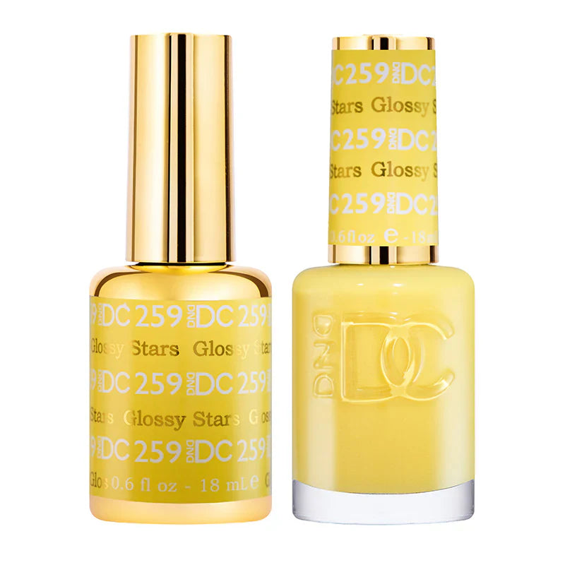 #259 -DND DC Gel UV/LED Soak Off Gel Polish - Glossy Stars