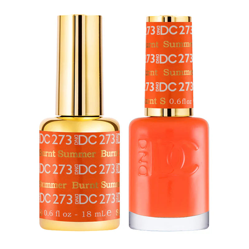 #273 -DND DC Gel UV/LED Soak Off Gel Polish - Burnt Summer