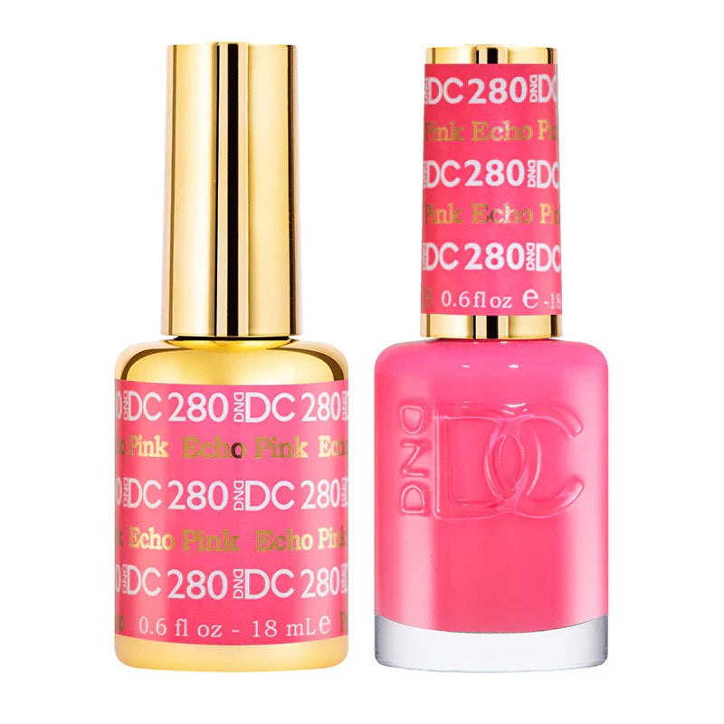 #280 -DND DC Gel UV/LED Soak Off Gel Polish - Echo Pink