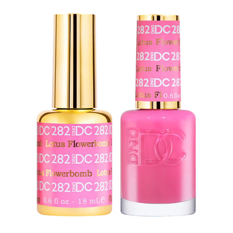 #282 -DND DC Gel UV/LED Soak Off Gel Polish - Lotus Flowerbomb