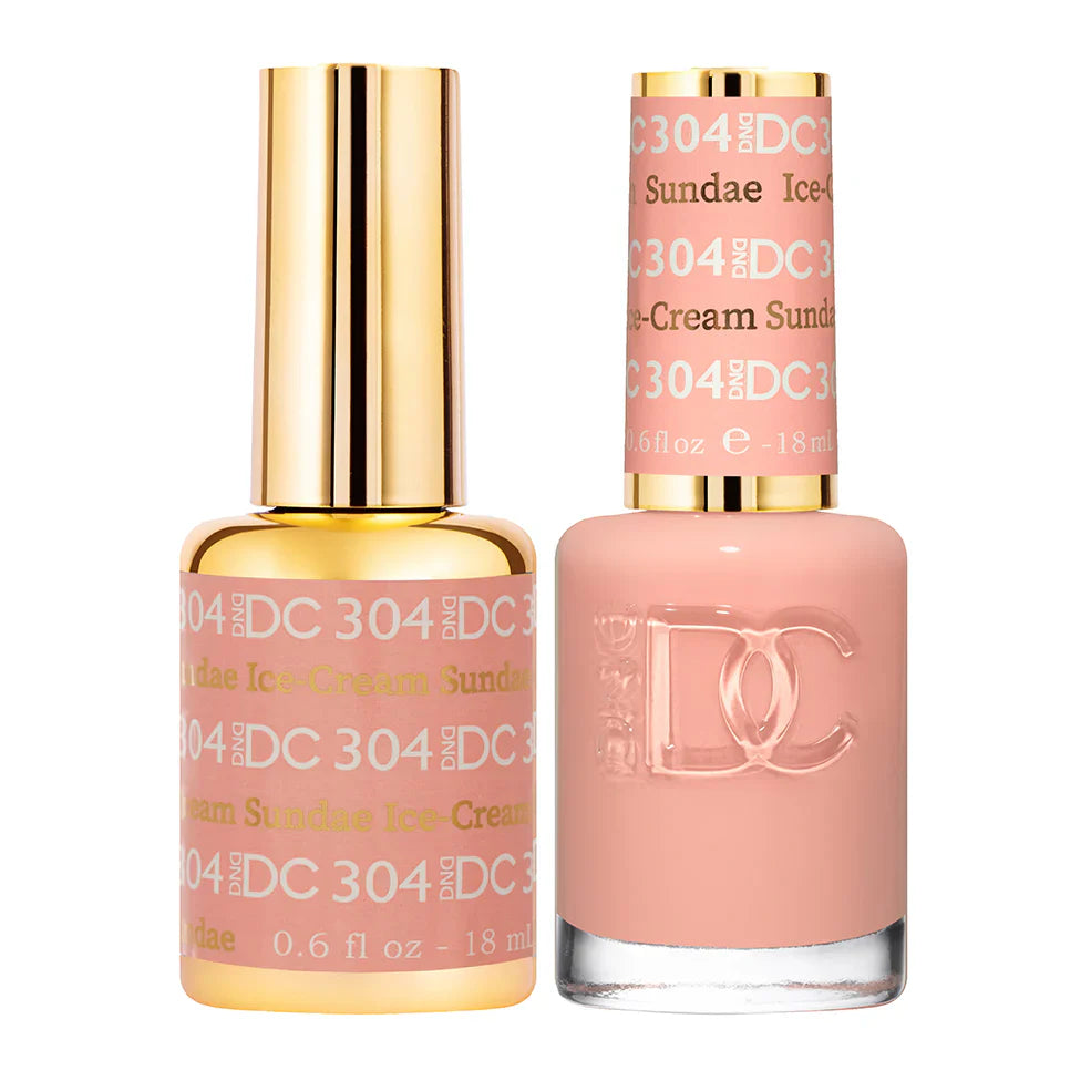 #304 -DND DC Gel UV/LED Soak Off Gel Polish - Ice Cream Sundae
