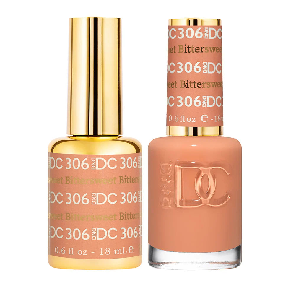 #306 -DND DC Gel UV/LED Soak Off Gel Polish - Bittersweet