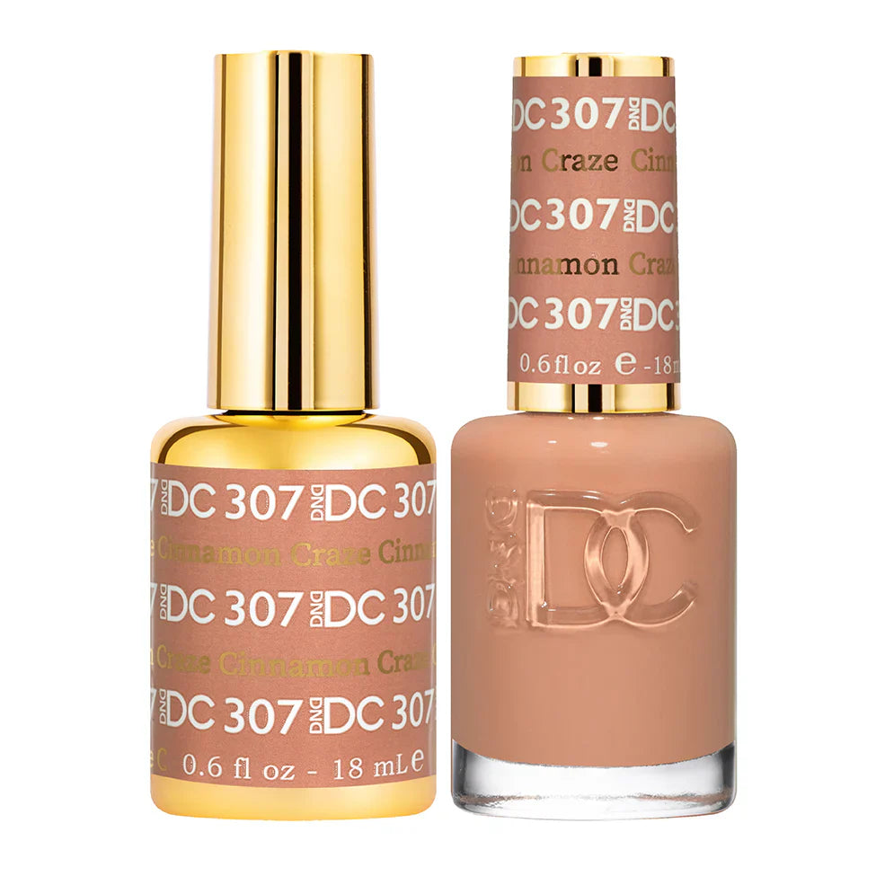#307 -DND DC Gel UV/LED Soak Off Gel Polish - Cinnamon Craze