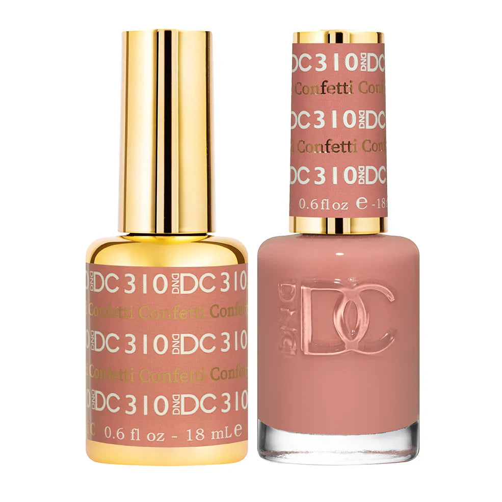 #310 -DND DC Gel UV/LED Soak Off Gel Polish - Confetti