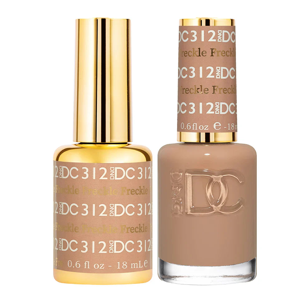 #312 -DND DC Gel UV/LED Soak Off Gel Polish - Freckle