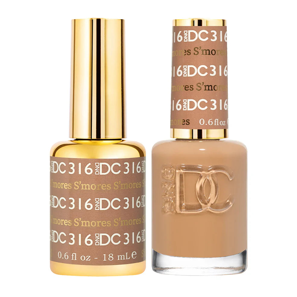 #316 -DND DC Gel UV/LED Soak Off Gel Polish - S'Mores