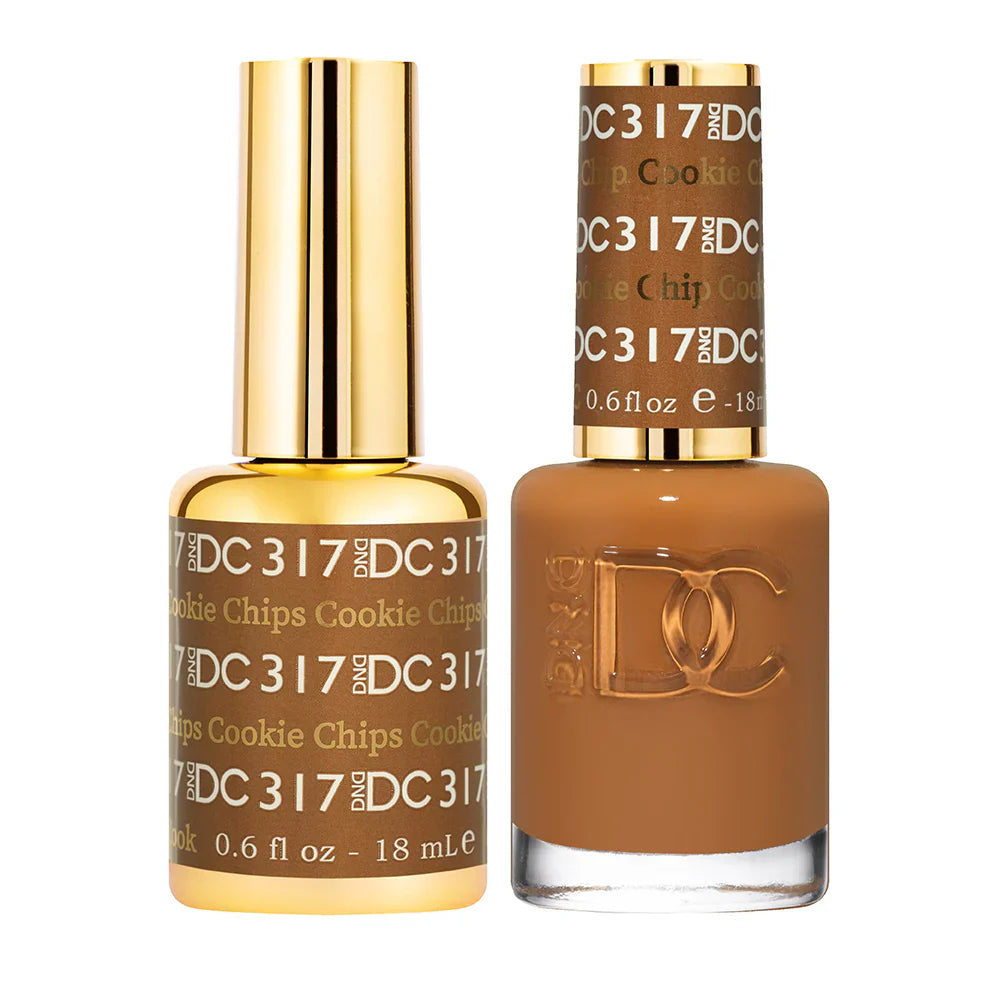 #317 -DND DC Gel UV/LED Soak Off Gel Polish - Cookie Chips