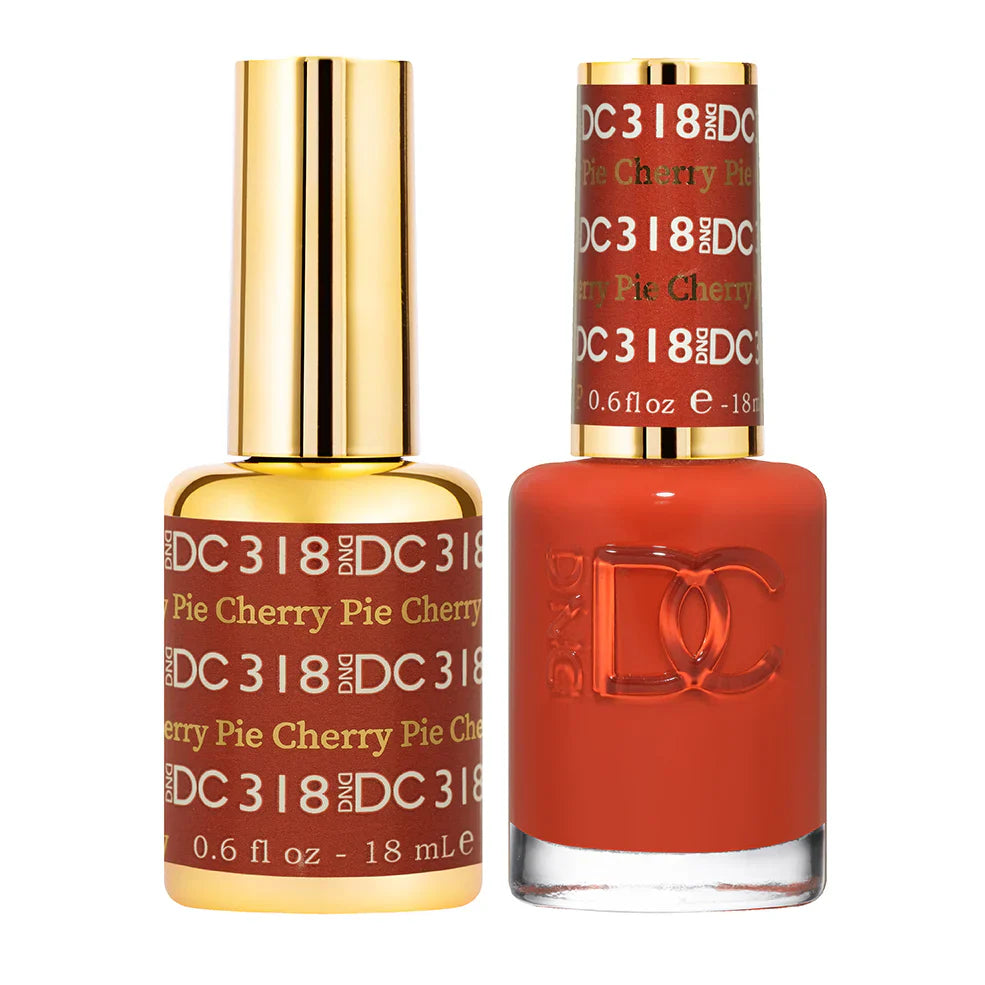 #318 -DND DC Gel UV/LED Soak Off Gel Polish - Cherry Pie