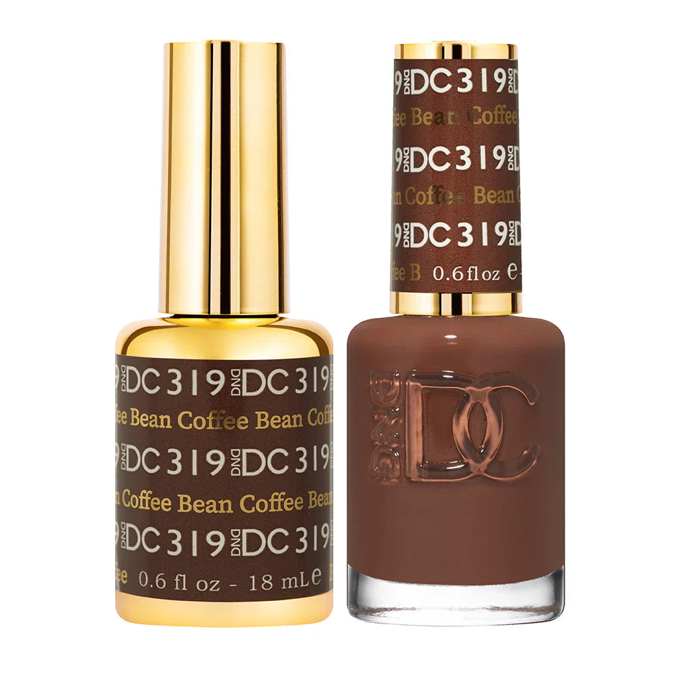 #319 -DND DC Gel UV/LED Soak Off Gel Polish - Coffee Bean