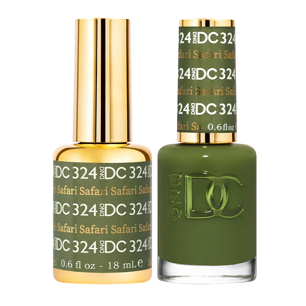 #324 -DND DC Gel UV/LED Soak Off Gel Polish - Safari