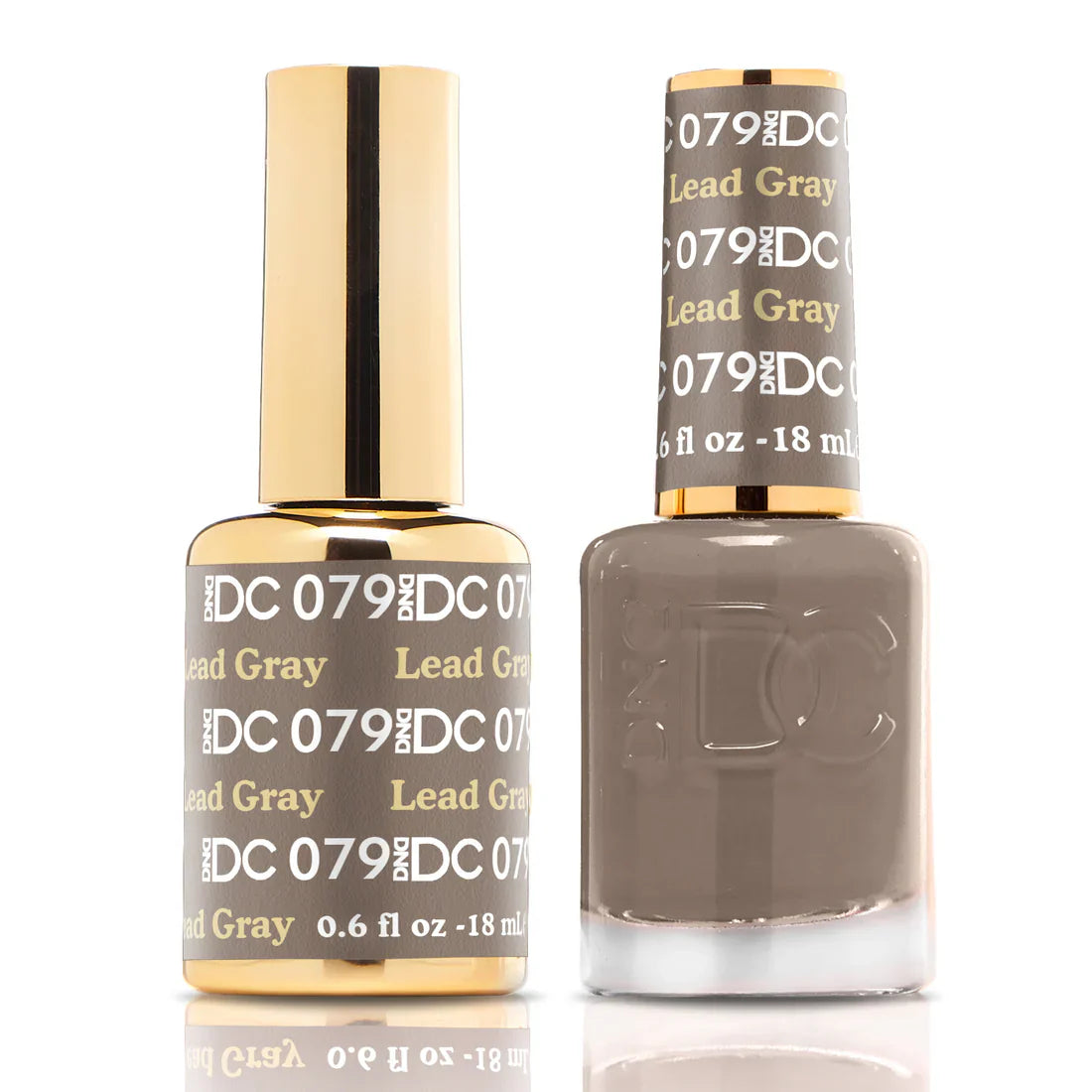 #079 -DND DC Gel Lead Gray UV/LED Soak Off Gel Polish