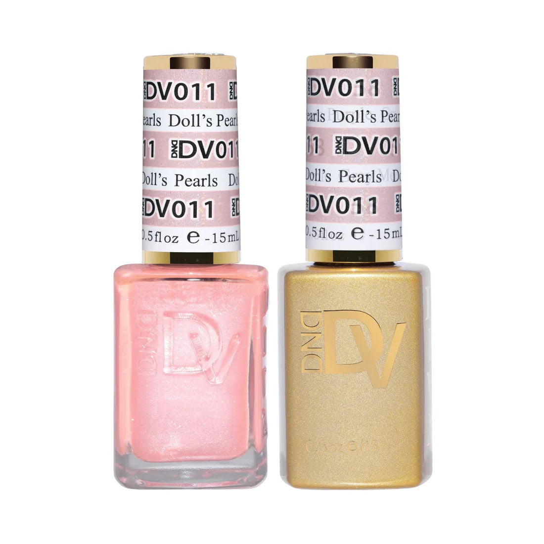 "DND Diva #011 Doll's Pearls Gel Polish & Lacquer Set - UV/LED"