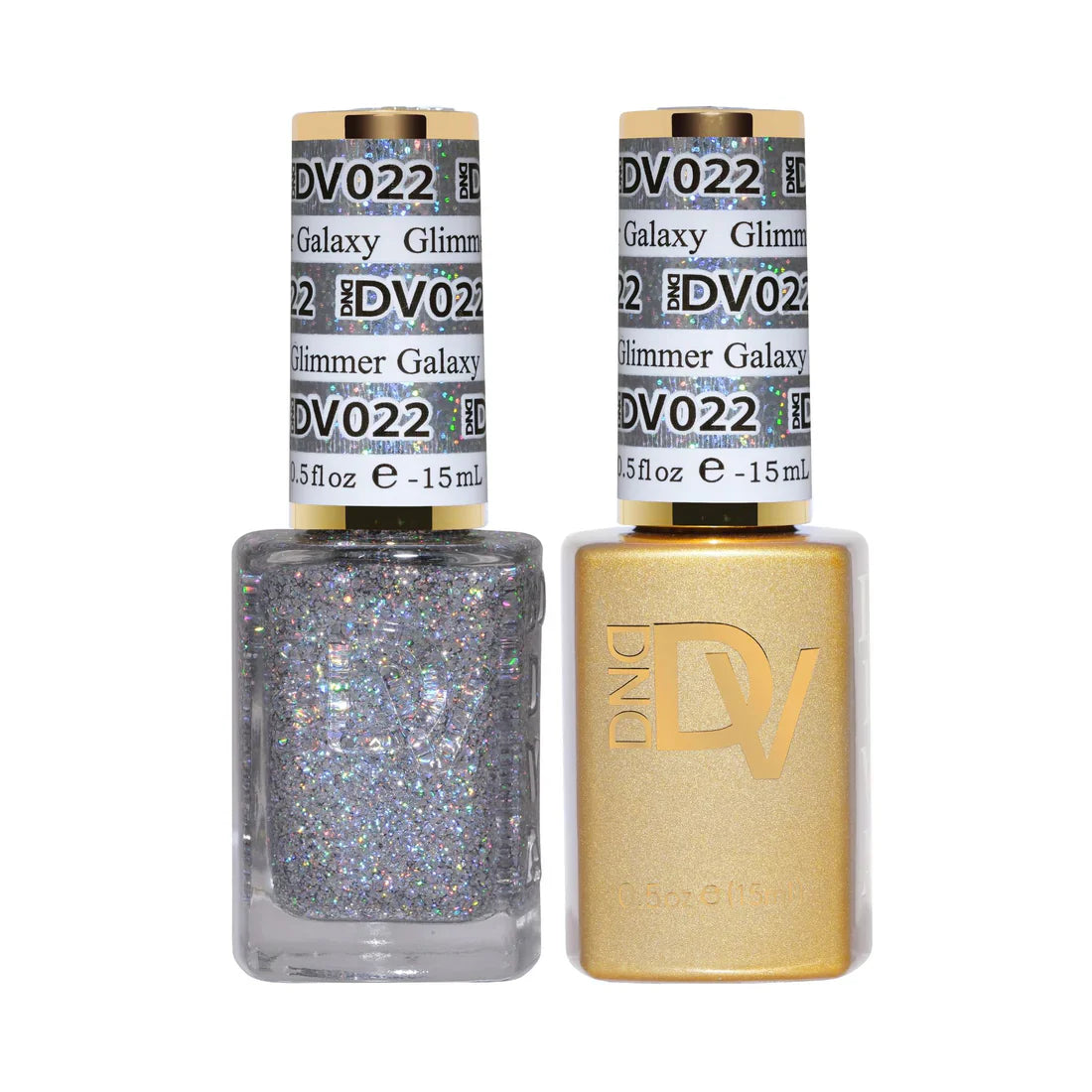 DND Diva #022 Glimmer Galaxy Gel & Lacquer Set - UV/LED