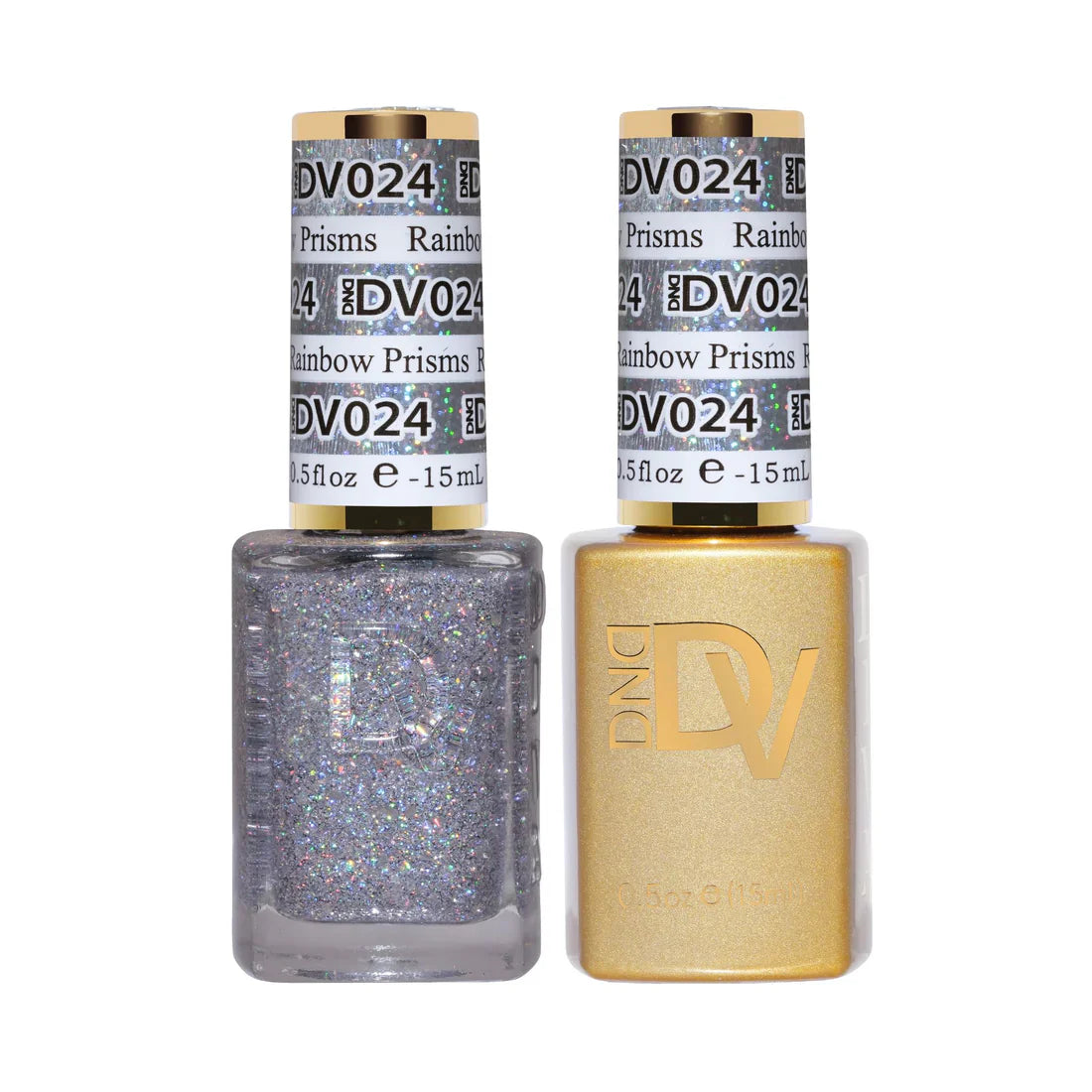 DND Diva #024 Rainbow Prisms Gel & Lacquer Set - UV/LED