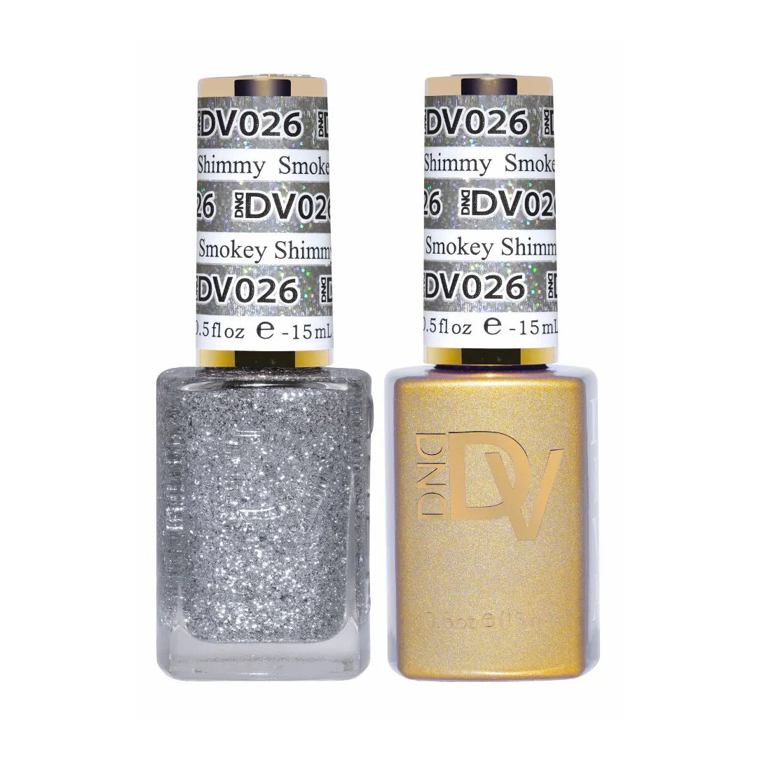 DND Diva #026 Smokey Shimmy Gel & Lacquer Set - UV/LED