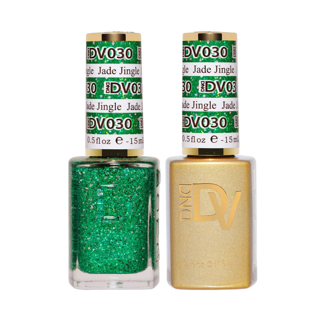 DND Diva #030 Jade Jingle Gel & Lacquer Set - UV/LED