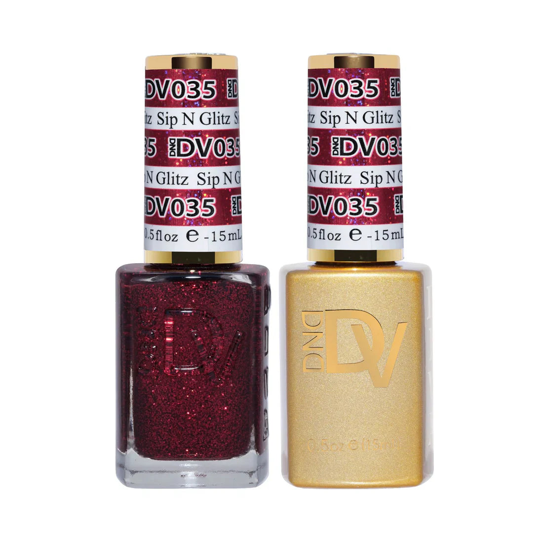 DND Diva #035 Sip N' Glitz Gel & Lacquer Set - UV/LED