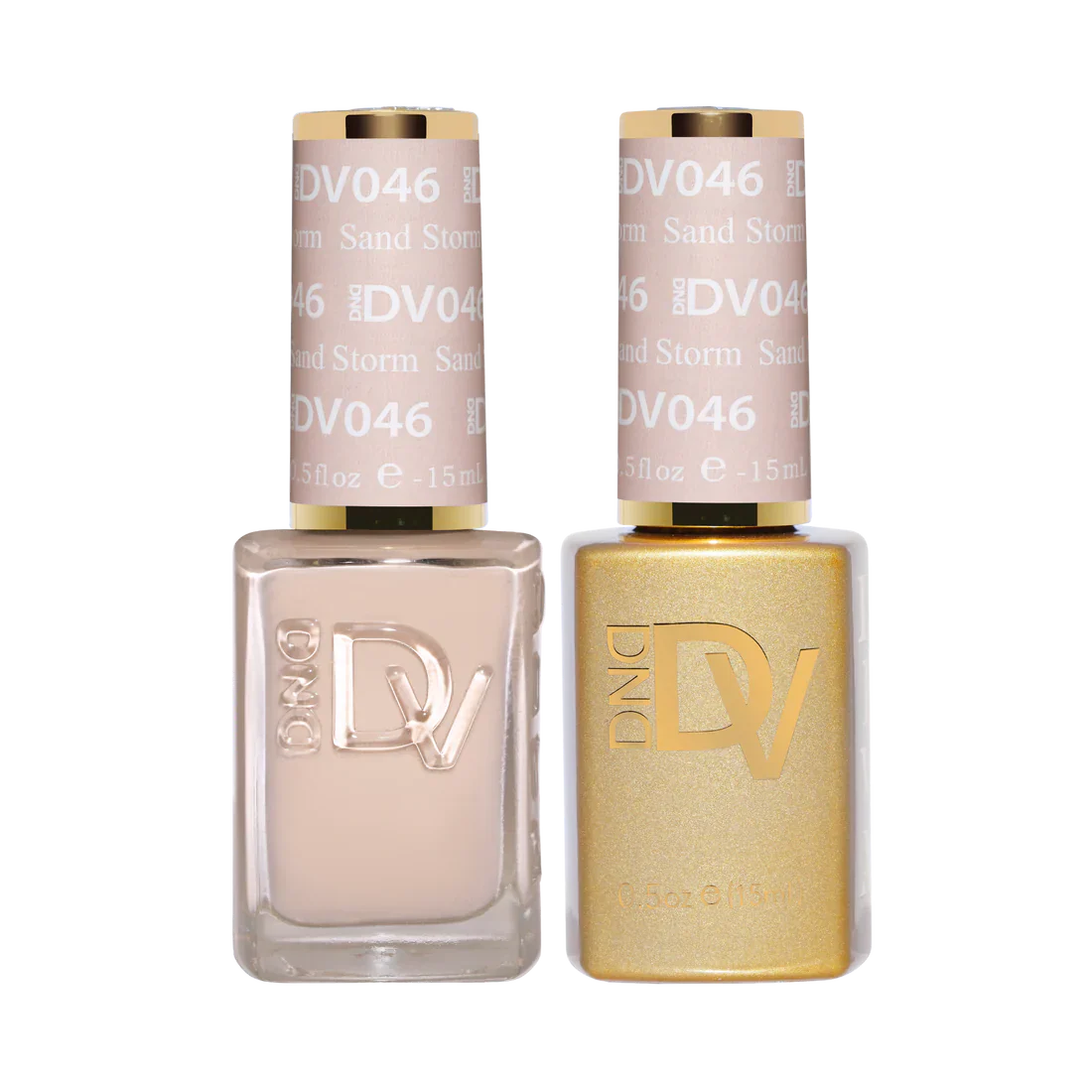 "DND Diva #046 Sandstorm Gel & Lacquer Set - UV/LED"
