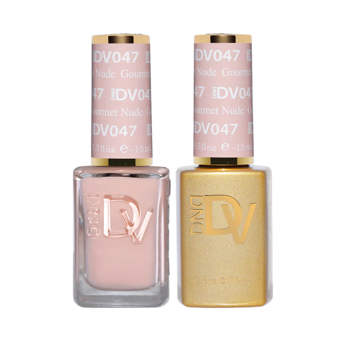 "DND Diva #047 Gourmet Nude Gel & Lacquer Set - UV/LED"